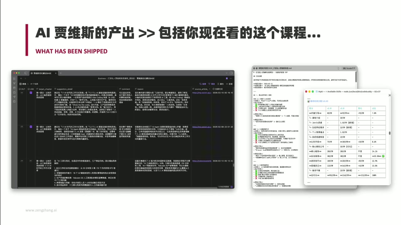 屏幕展示: 课程提案功能截图